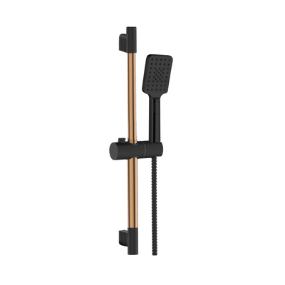 Zestaw natryskowy Midnight Trend black/gold rose Invena