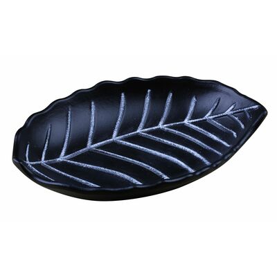 Dekoracja MUNDA 18 x 13,5 x 3,5 cm MDF czarny