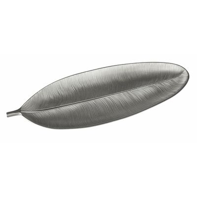 Dekoracja ASUAN 27 x 10 cm MDF srebrny