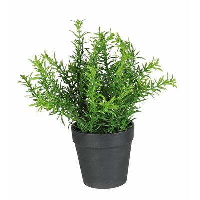Sztuczny kwiat w doniczce HERBS 3 22 cm zielony