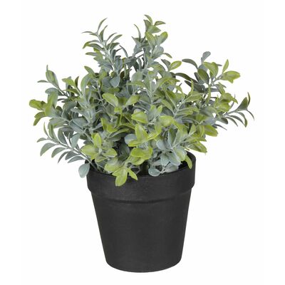 Sztuczny kwiat w doniczce HERBS 4 20 cm zielony