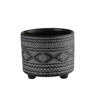 Osłonka terrakota EVERT 12 x 12 x 10 cm czarna
