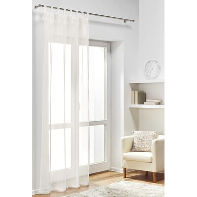 Firana z patkami DIANA 140 x 260 cm ecru