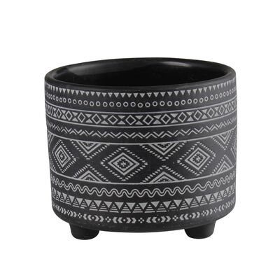Osłonka terrakota EVERT 14 x 14 x 12 cm czarna
