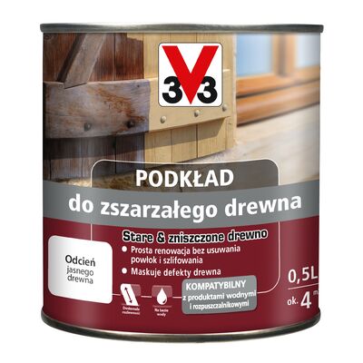 Podkład pod lazurę do drewna zszarzałego 0,5 l