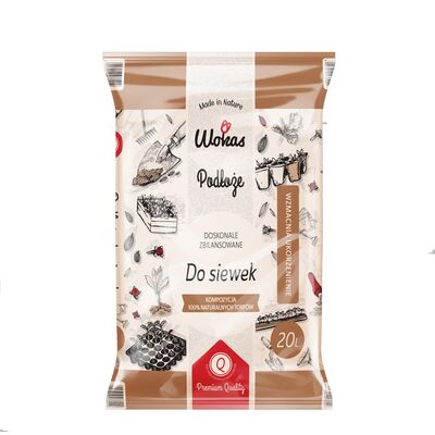 Podłoże do wysiewu i rozsad 20 l Wokas