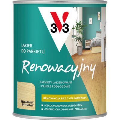 Lakier do parkietu renowacyjny połysk 2,5 l bezbarwny