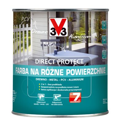 Farba na różne powierzchnie Direct Protect metaliczny brązowy 750 ml