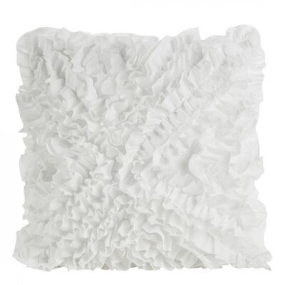Poszewka MIRENA 45 x 45 cm biały