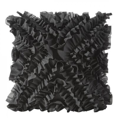 Poszewka MIRENA 45 x 45 cm czarny