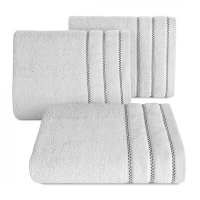 Ręcznik DONA 30 x 50 cm srebrny