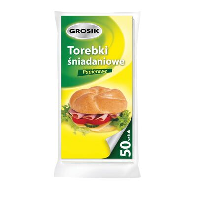 Torebki śniadaniowe papierowe GR 50 sztuk