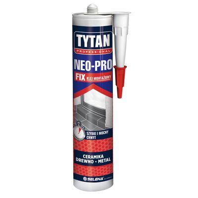 Klej montażowy uniwersalny TYTAN PROFESSIONAL beżowy 290 ml