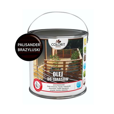 Olej do tarasów Palisander brazylijski 2,5 l