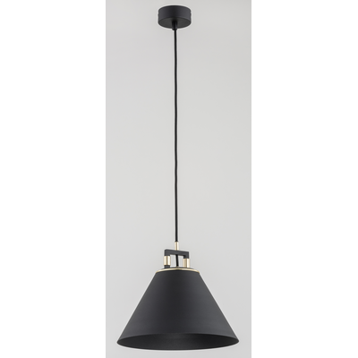 Lampa wisząca ORANA 4933 E27 czarny, mosiądz