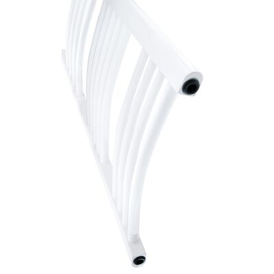 Grzejnik łazienkowy 450 x 900 łuk biały