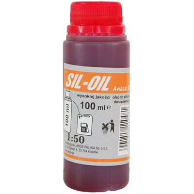 Olej SIL-OIL do dwusuwów czerwony 100 ml Axenol