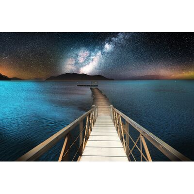 Obraz CANVAS SILVER 85 x 113 cm ST618 Jetty at night