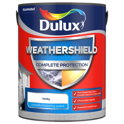 Farba elewacyjna WEATHERSHIELD COMPLETE biały 5 l Dulux