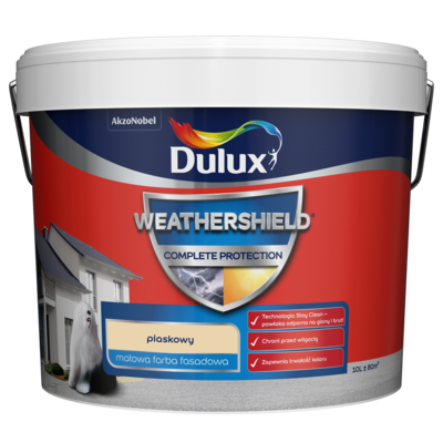 Farba elewacyjna WEATHERSHIELD COMPLETE piaskowy 10 l Dulux