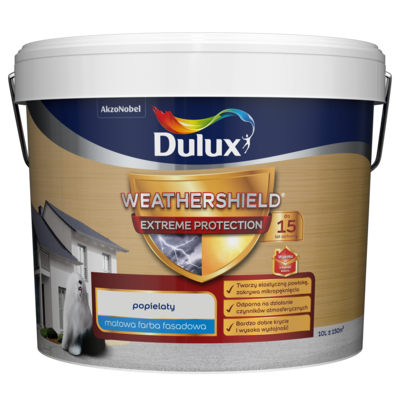 Farba elewacyjna WEATHERSHIELD EXTREME popielaty 10 l Dulux