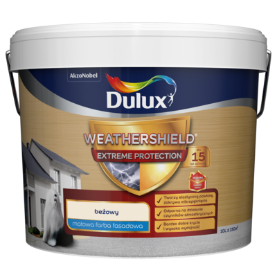 Farba elewacyjna WEATHERSHIELD EXTREME beżowy 10 l Dulux