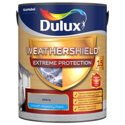 Farba elewacyjna WEATHERSHIELD EXTREME szary 5 l Dulux