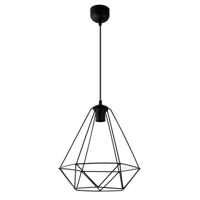 Lampa wisząca 1-płomienna W-1201/1 60 W E27 czarna
