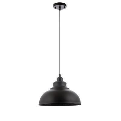 Lampa wisząca 1-płomienna W-106/300 60 W E27 czarna