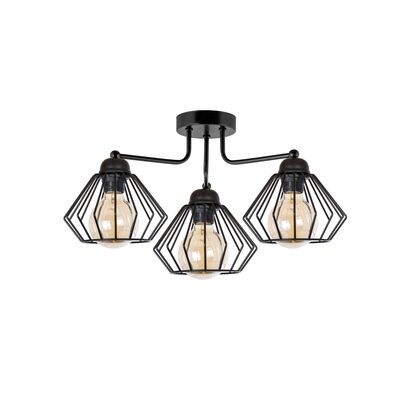 Lampa wisząca 3-płomienna W-1210/3 BRYLANT 60 W E27 czarny