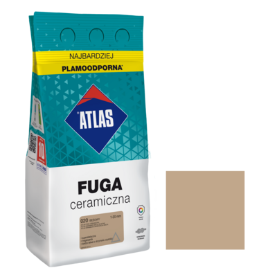 Fuga ceramiczna 020 beżowy alubag 5 kg ATLAS