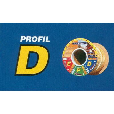 Uszczelka profil D 100 m czarna