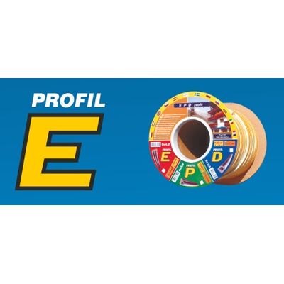 Uszczelka profil E 150 m czarna