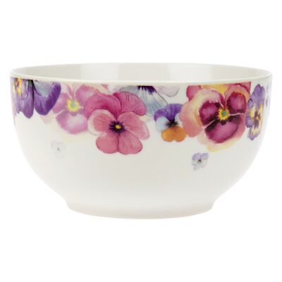 Miseczka Bratki 550 ml z porcelany NewBone