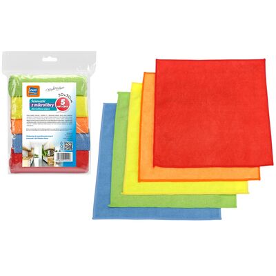 Ściereczki z mikrofibry 30 x 30 cm MODERN HOME 5 szt.