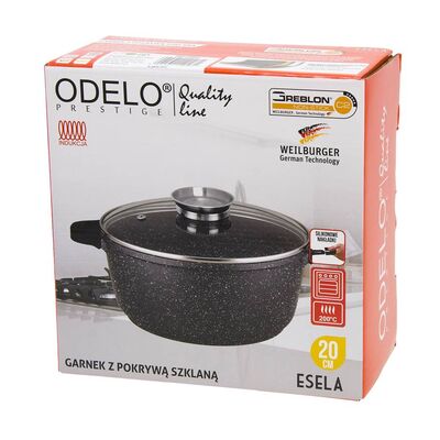 Garnek okrągły 20 cm GREBLON ESELA