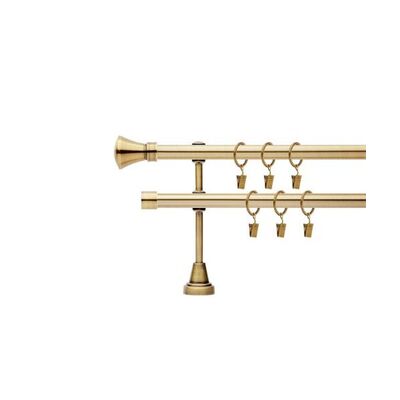 Karnisz podwójny Capri 19 mm 200 cm antyk