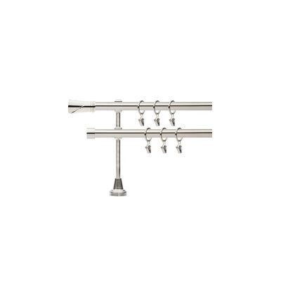 Karnisz podwójny Dunkan 19 mm 240 cm stal