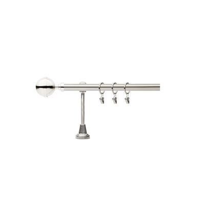 Karnisz pojedynczy Kula Lux 19 mm 200 cm stal