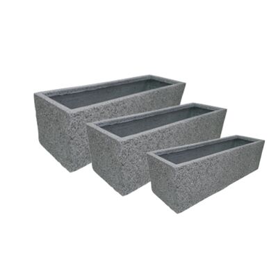 Donica zewnętrzna grafit M 70 x 23 x 24,5 cm