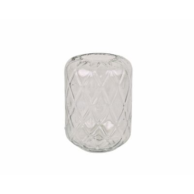 Wazon Roller Optic 17 x 24 cm transparentny