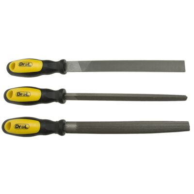 Pilnik do metalu 200 mm, zestaw: 3 sztuk Condor