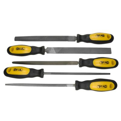 Pilnik do metalu 200 mm, zestaw: 5 sztuk Condor