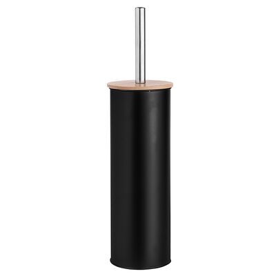 Szczotka do WC w metalowej osłonie 9,5 x 26,5 x 38 cm czarna