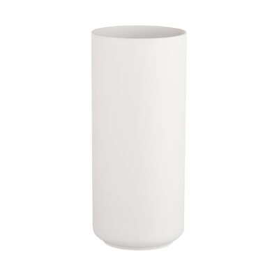 Wazon ceramiczny 11 x 11 x 25 cm popielaty