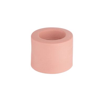 Świecznik ceramiczny 6,5 x 6,5 x 5,5 cm ceglasty