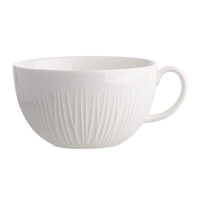 Filiżanka Jumbo ALESSIA NBC 300 ml porcelana kremowa