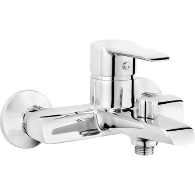 Bateria wannowa ścienna CORIO chrom
