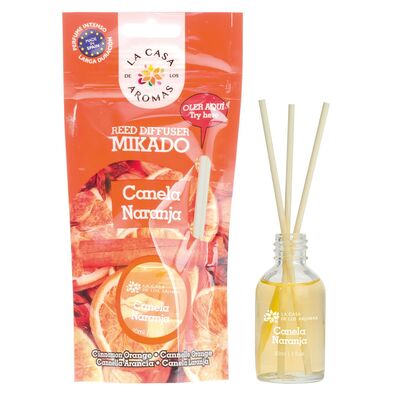 Patyczki zapachowe 30 ml cynamon-pomarańcza LCA