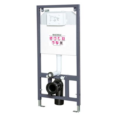 Stelaż do zabudowy lekkiej 52,5 cm (zbiornik + rama + zestaw montażowy) Kerra